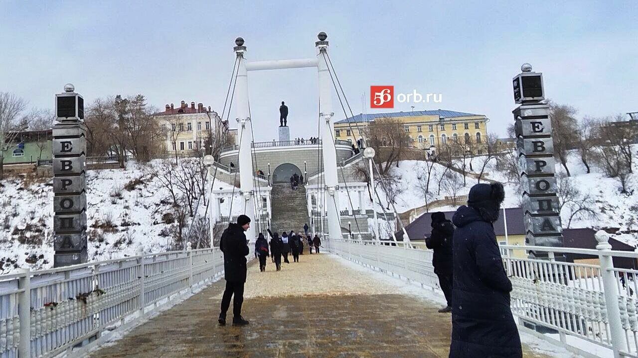 Мост через Урал в Оренбурге