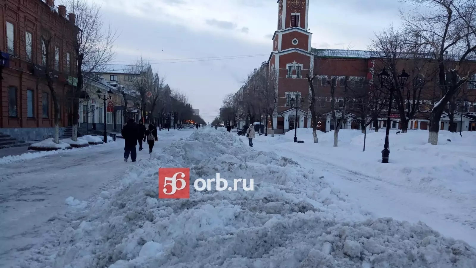 Улица Советская в Оренбурге