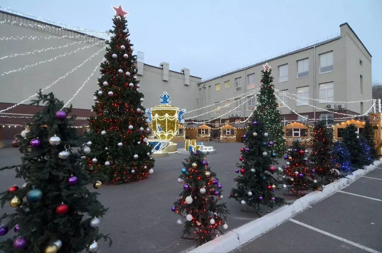 Новогоднее убранство Оренбурга