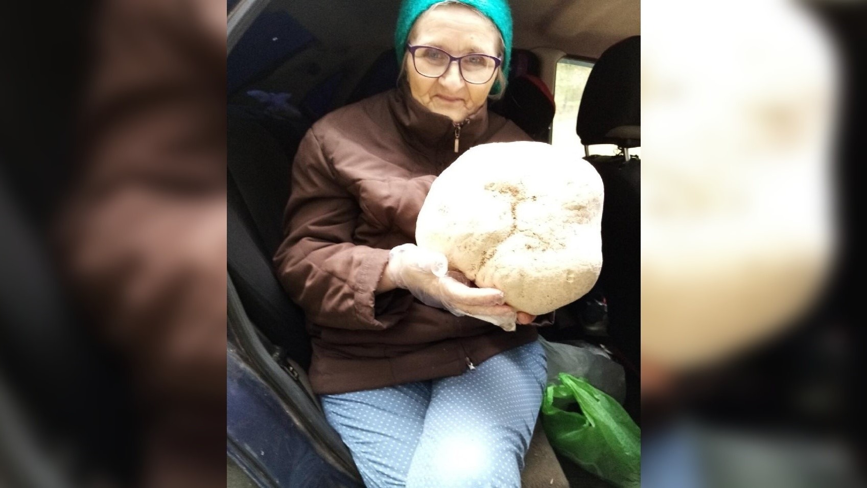 Жительница Оренуржья нашла гигантский гриб